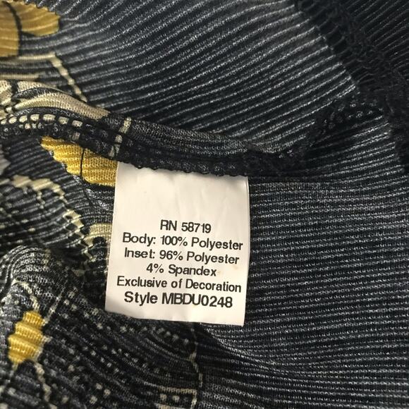 Notations Sleeveless Floral Animal Print Embellished Ribbed Top - Small - Picture 8 of 9